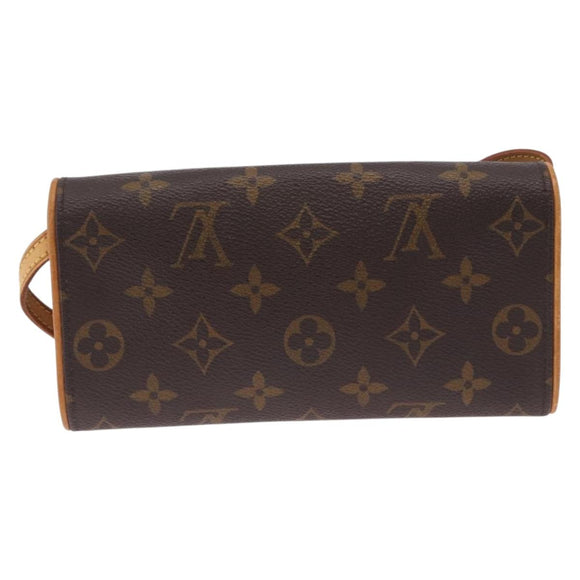 LOUIS VUITTON Monogram Pochette Twin PM Shoulder Bag M51854 LV Auth 203072A