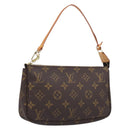 LOUIS VUITTON Monogram Pochette Accessoires Pouch M51980 LV Auth 203073V-1