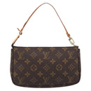 LOUIS VUITTON Monogram Pochette Accessoires Pouch M51980 LV Auth 203073V-2
