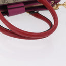 GUCCI GG Supreme Hand Bag PVC 2way Beige Gold 409531 Auth 203076M-8