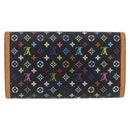 LOUIS VUITTON Monogram Multicolor Porte Tresor International M92658 Auth 203078-2