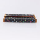 LOUIS VUITTON Monogram Multicolor Porte Tresor International M92658 Auth 203078-6