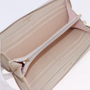 CHANEL Matelasse Long Wallet Lamb Skin Gold CC Auth 203081V-14