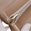 CHANEL Matelasse Long Wallet Lamb Skin Gold CC Auth 203081V-20