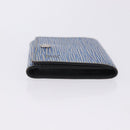LOUIS VUITTON Epi Denim Anvelop Cult de Visit Card Case Blue M56723 Auth 203082A-4