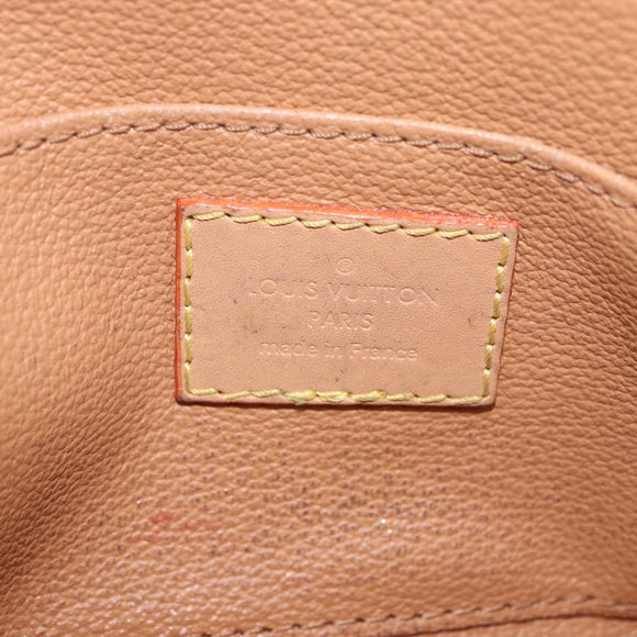 LOUIS VUITTON SINCE1854 Pochette Cosmetic PM Canvas Blue M80307 LV Auth 203086A