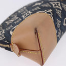 LOUIS VUITTON SINCE1854 Pochette Cosmetic PM Canvas Blue M80307 LV Auth 203086A-14