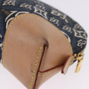 LOUIS VUITTON SINCE1854 Pochette Cosmetic PM Canvas Blue M80307 LV Auth 203086A-15