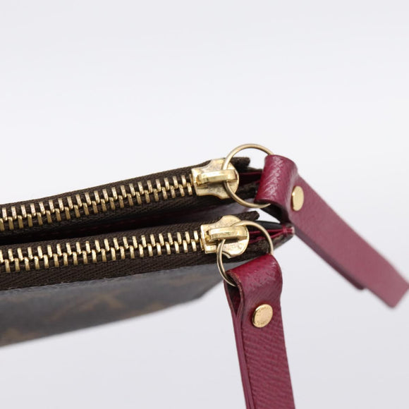 LOUIS VUITTON Monogram Portefeuille Adele Wallet LV Auth 203087A