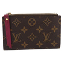 LOUIS VUITTON Monogram Portefeuille Adele Wallet LV Auth 203087A-2
