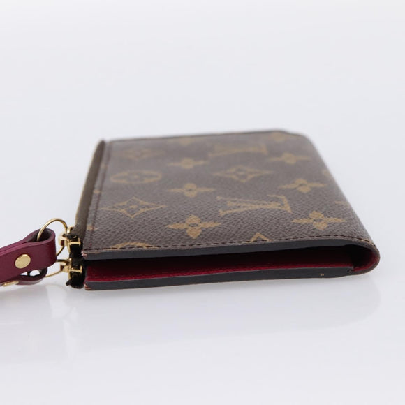LOUIS VUITTON Monogram Portefeuille Adele Wallet LV Auth 203087A