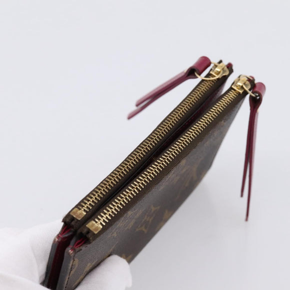 LOUIS VUITTON Monogram Portefeuille Adele Wallet LV Auth 203087A