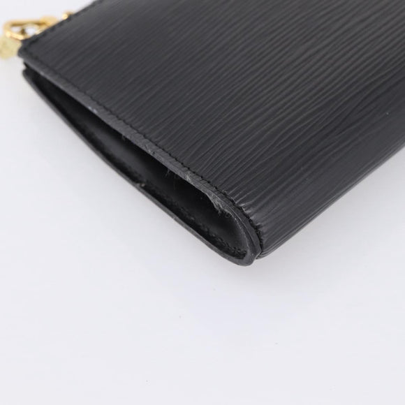 LOUIS VUITTON Epi Pochette Accessoires Accessory Pouch Black M52982 Auth 203088