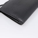 LOUIS VUITTON Epi Pochette Accessoires Accessory Pouch Black M52982 Auth 203088-16