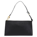 LOUIS VUITTON Epi Pochette Accessoires Accessory Pouch Black M52982 Auth 203088-13