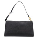 LOUIS VUITTON Epi Pochette Accessoires Accessory Pouch Black M52982 Auth 203088-2