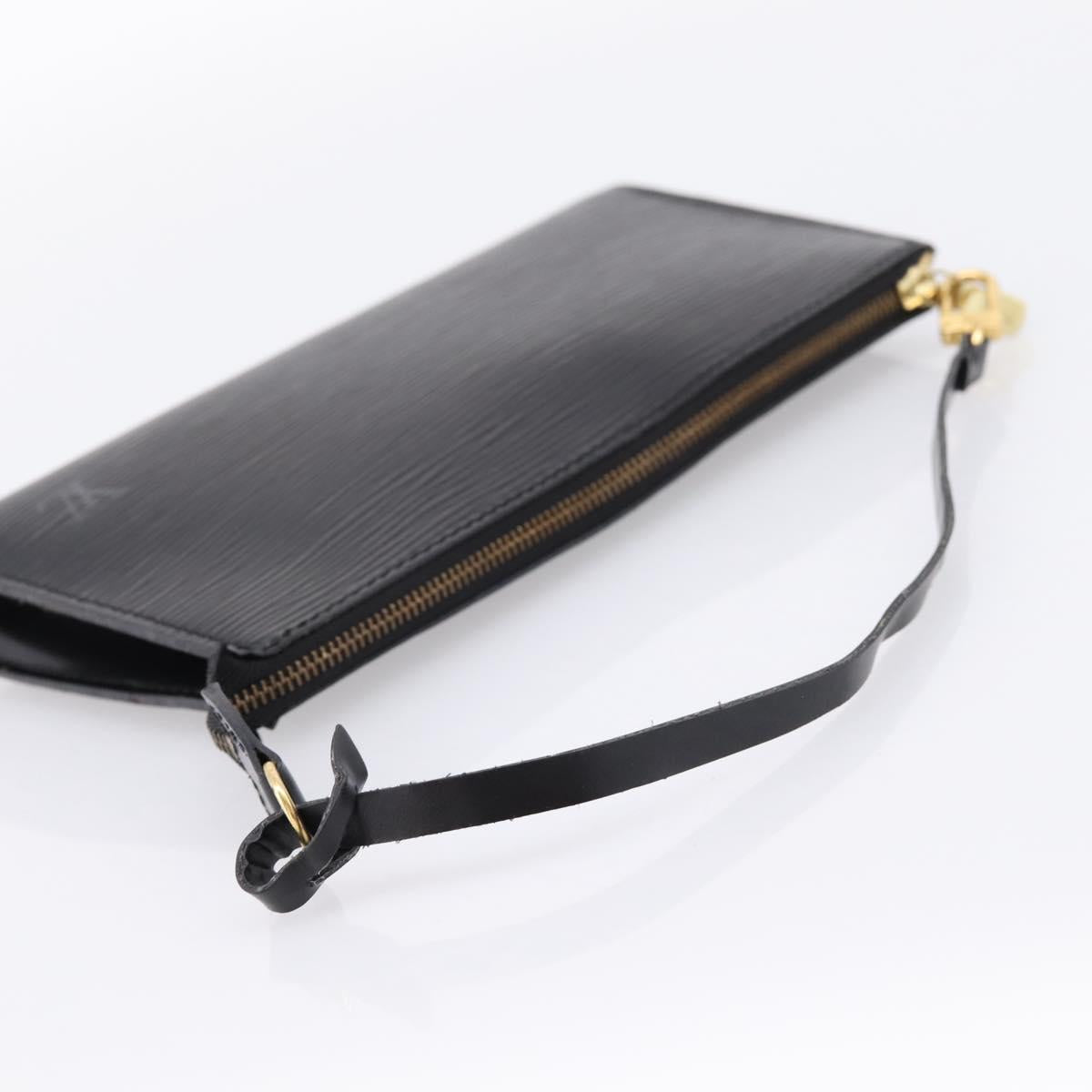 LOUIS VUITTON Epi Pochette Accessoires Accessory Pouch Black