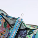HERMES Asap Compact Silk In Wallet Leather LIme Green Silver Auth 203091-22