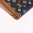 LOUIS VUITTON Monogram Multicolor Portefeuille Viennois Black M92988 Auth 203092-15
