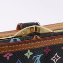 LOUIS VUITTON Monogram Multicolor Portefeuille Viennois Black M92988 Auth 203092-17