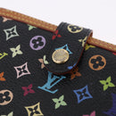 LOUIS VUITTON Monogram Multicolor Portefeuille Viennois Black M92988 Auth 203092-18