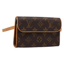 LOUIS VUITTON Monogram Pochette Florentine Waist Bag M51855 LV Auth 203093A-1
