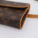 LOUIS VUITTON Monogram Pochette Florentine Waist Bag M51855 LV Auth 203093A-14