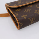 LOUIS VUITTON Monogram Pochette Florentine Waist Bag M51855 LV Auth 203093A-15