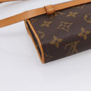 LOUIS VUITTON Monogram Pochette Florentine Waist Bag M51855 LV Auth 203093A-17