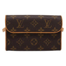LOUIS VUITTON Monogram Pochette Florentine Waist Bag M51855 LV Auth 203093A-13