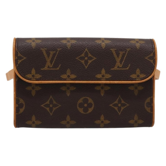 LOUIS VUITTON Monogram Pochette Florentine Waist Bag M51855 LV Auth 203093A