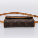 LOUIS VUITTON Monogram Pochette Florentine Waist Bag M51855 LV Auth 203093A-5