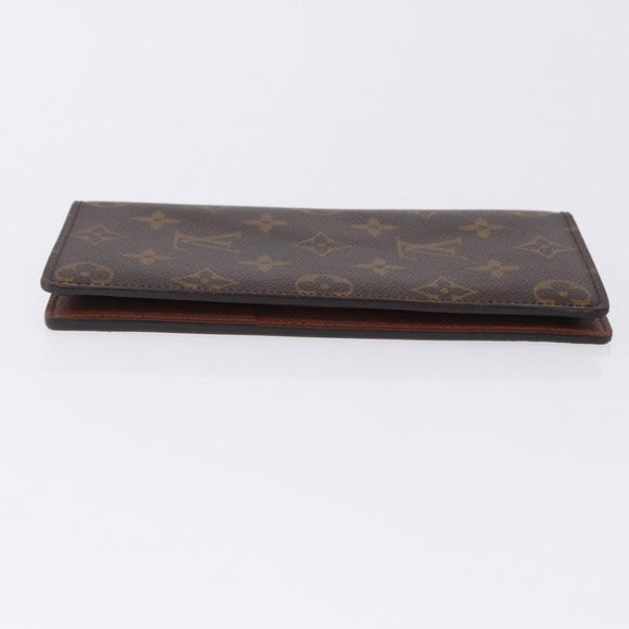 LOUIS VUITTON Monogram Portefeuille Braza Long Wallet M66540 LV Auth 203096