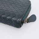 BOTTEGA VENETA INTRECCIATO Bifold Wallet Leather Blue Auth 203097-15