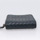 BOTTEGA VENETA INTRECCIATO Bifold Wallet Leather Blue Auth 203097-6