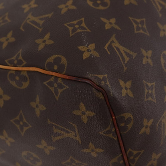 LOUIS VUITTON Monogram Keepall 55 Boston Bag M41424 LV Auth 203102A