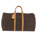 LOUIS VUITTON Monogram Keepall 55 Boston Bag M41424 LV Auth 203102A-13