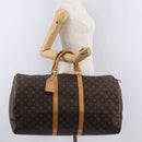 LOUIS VUITTON Monogram Keepall 55 Boston Bag M41424 LV Auth 203102A-26