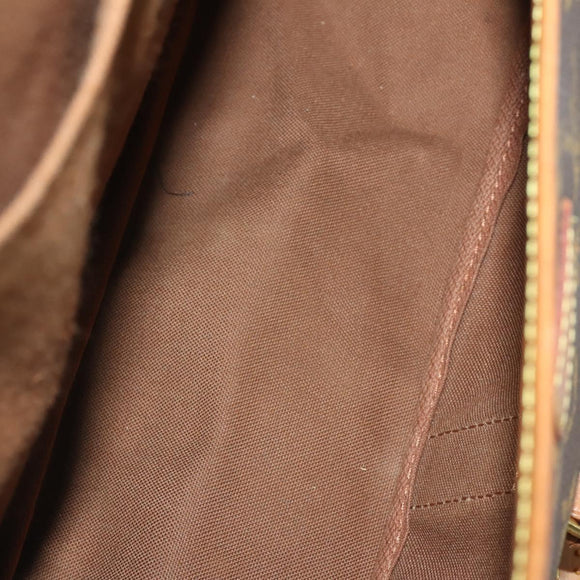 LOUIS VUITTON Monogram Saumur 35 Shoulder Bag M42254 LV Auth 203105