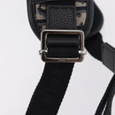 Christian Dior Trotter Canvas Safari Bag Jacquard Navy Silver Auth 203107SAM-12
