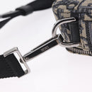 Christian Dior Trotter Canvas Safari Bag Jacquard Navy Silver Auth 203107SAM-19