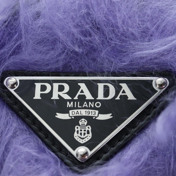 PRADA Frankenstein Backpack Nylon Black Purple Auth 203108M