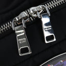 PRADA Frankenstein Backpack Nylon Black Purple Auth 203108M-27