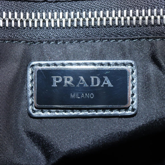 PRADA Frankenstein Backpack Nylon Black Purple Auth 203108M