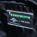 PRADA Frankenstein Backpack Nylon Black Purple Auth 203108M-29