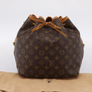 LOUIS VUITTON Monogram Petit Noe Shoulder Bag M42226 LV Auth 203112V-12