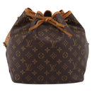 LOUIS VUITTON Monogram Petit Noe Shoulder Bag M42226 LV Auth 203112V-13