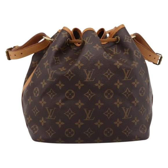 LOUIS VUITTON Monogram Petit Noe Shoulder Bag M42226 LV Auth 203112V