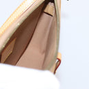 LOUIS VUITTON Vernis Mallory Square Pouch Noisette M91197 LV Auth 203117V-20