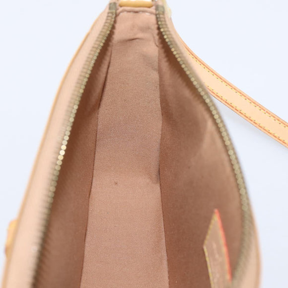 LOUIS VUITTON Vernis Mallory Square Pouch Noisette M91197 LV Auth 203117V